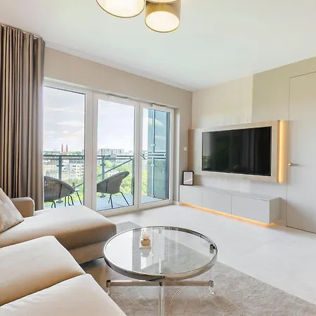 Lägenhet Sky Home- Pearl -manufaktura, Parking, Klimatyzacja, Dostep Na Kod Łódź