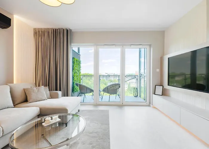 Sky Home- Pearl -manufaktura, Parking, Klimatyzacja, Dostep Na Kod شقة